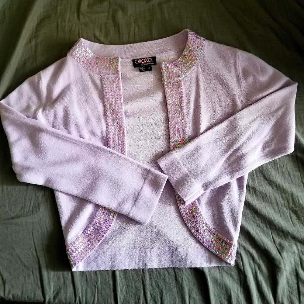 Vintage Lilac Cardigan